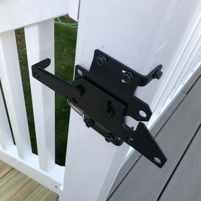 Lazio Selflocking Gate Post Latch Heavy Duty Automatic Gravity Lever